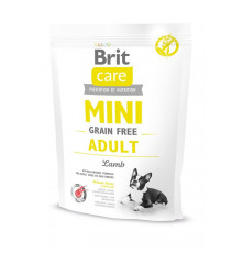 Корм сухий Brit Care Grain Free Mini Adult Lamb для дорослих собах мініатюрних порід з ягням 400 г