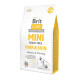 Корм сухий Brit Care Grain Free Mini Hair Skin для собак мніатюрних порід для шкіри та шерсті з лососем та оселедцем 2 кг