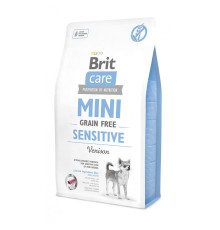 Корм сухий Brit Care Grain Free Mini Sensitive для собак мініатюрних порід з чутливим травленням з олениною 2 кг