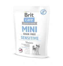 Корм сухий Brit Care Grain Free Mini Sensitive для собак мініатюрних порід з чутливим травленням з олениною 400 г