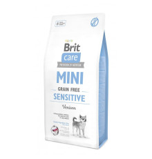 Корм сухий Brit Care Grain Free Mini Sensitive для собак мініатюрних порід з чутливим травленням з олениною 7 кг