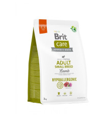 Корм сухий Brit Care Dog Hypoallergenic Adult Small Breed для дорослих собак малих порід від 1 до 10 кг гіпоалергенний з ягням 3 кг