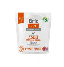  Корм сухий Brit Care Dog Hypoallergenic Adult Medium Breed для собак середніх порід гіпоалергенний з ягням 1 кг