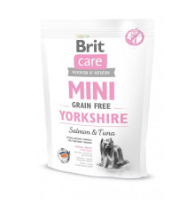 Корм сухий Brit Care Grain Free Mini Yorkshire для йоркширських тер’єрів з лососем та тунцем 400 г