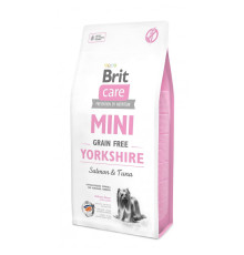 Корм сухий Brit Care Grain Free Mini Yorkshire для йоркширських тер’єрів з лососем та тунцем 7 кг