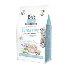 Корм сухий Brit Care Cat Grain Free Insect для дорослих котів з харчовою непереносимістю з комахами та рибою 0,4  кг