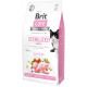 Корм сухий Brit Care Cat Grain Free Sterilized Sensitive для стерилізованих котів з чутливим травленням з кроликом 7кг