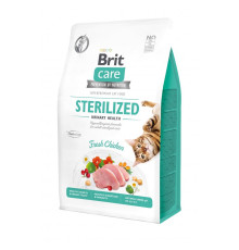 Корм сухой Brit Care Cat Grain Free Sterilized Urinary Health для стерилизованых котов здоровье мочеполовой системы с курицей 400 г