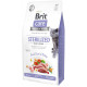 Корм сухий Brit Care Cat Grain Free Sterilized Weight Control для стерилізованих котів з надмірною вагою качка та індичка 7кг