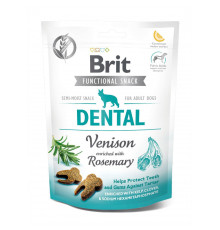 Ласощі Brit Care Functional Snack Dental для собак для захисту зубів та ясен з олениною та розмарином 150 г