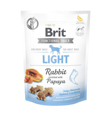 Ласощі Brit Care Functional Snack Light для собак для контролю ваги з кроликом та папаєю 150 г